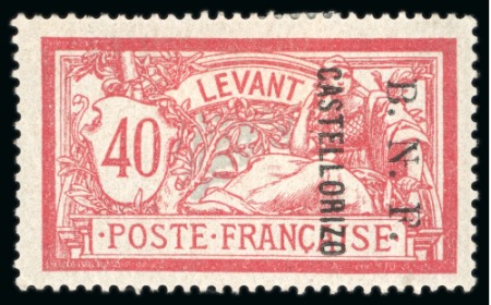 Stamp of Colonies françaises » Castellorizo (Occupation française) 1920, Timbre Type Merson Y&T n°10 * et 11 oblitéré,