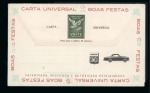 Stamp of Large Lots and Collections PORTUGAL 1940-1950 Folded publicity lettersheet unused for Christmas, 1 Christmas telegram and 2 Christmas postal stationery cards