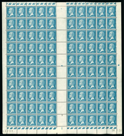 Stamp of France » Émissions à partir de 1900 1923-26, Type Pasteur Y&T n°179 ** 1 franc bleu en