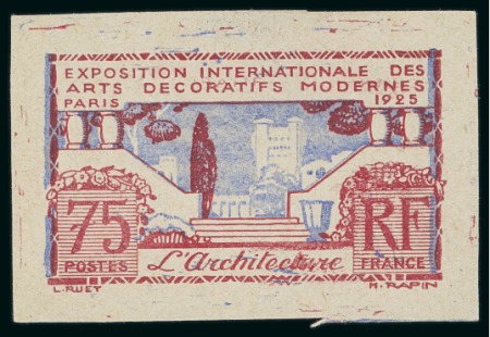 Stamp of France » Émissions à partir de 1900 1924-25, Exposition internationale des arts décoratifs