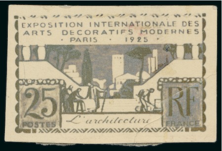 Stamp of France » Émissions à partir de 1900 1924-25, Exposition internationale des arts décoratifs