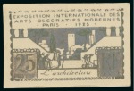 Stamp of France » Émissions à partir de 1900 1924-25, Exposition internationale des arts décoratifs