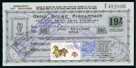 Stamp of Large Lots and Collections IRELAND - POSTAL ORDERS: 1966-69 Large accumulation