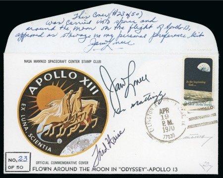Stamp of United States Apollo 13 Moon Mission Cover