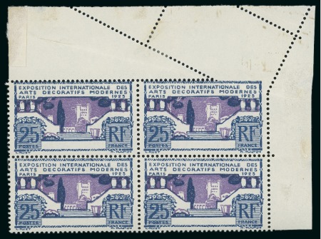 Stamp of France » Émissions à partir de 1900 1924-25, Exposition internationale des arts décoratifs
