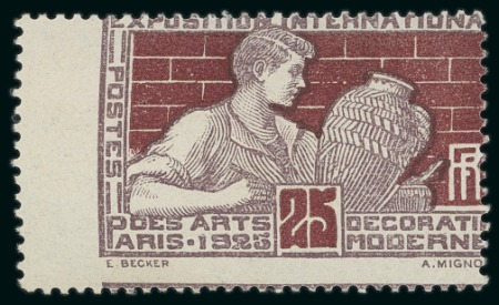 Stamp of France » Émissions à partir de 1900 1924-25, Exposition internationale des arts décoratifs