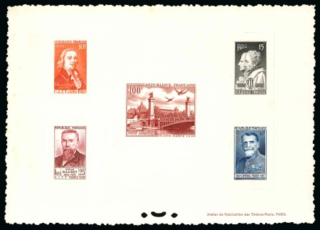 Stamp of France » Émissions à partir de 1900 1949, Épreuve collective du Congrès international