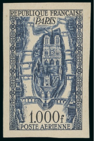 Stamp of France » Poste Aérienne 1950, Essai non émis du timbre Vue de Paris Y&T PA