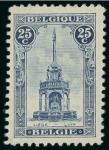 Stamp of Large Lots and Collections Belgium: 1849-1942, Comprehensive collection crammed into two large old time Yvert & Tellier albums