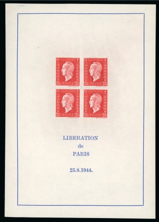 Stamp of France » Blocs et Feuillets 1945, Le fameux bloc-feuillet n°4 ** Marianne de Dulac