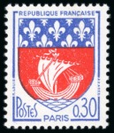 Stamp of France » Émissions à partir de 1900 1962-65, Petite étude sur Armoirie de la ville de