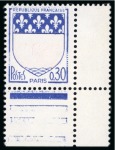 Stamp of France » Émissions à partir de 1900 1962-65, Petite étude sur Armoirie de la ville de