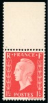Stamp of France » Émissions à partir de 1900 1945, Marianne de Dulac, non émis, les deux séries