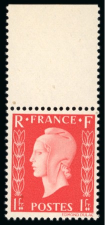 Stamp of France » Émissions à partir de 1900 1945, Marianne de Dulac, non émis, les deux séries