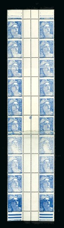 Stamp of France » Émissions à partir de 1900 1951, Marianne de Gandon, Coeur de feuille avec 20