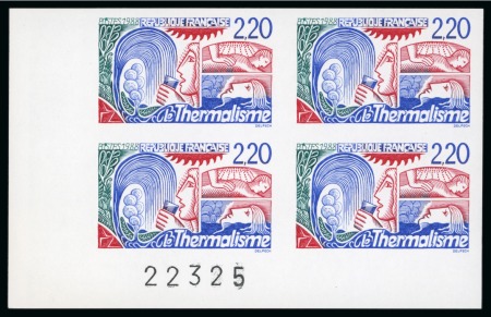 Stamp of France » Collections 1987-1994, Collection en 1 album de timbres non dentelés