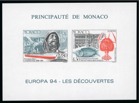 Stamp of Colonies françaises » Monaco 1989-1994, Petite collection de blocs spéciaux **