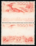 Stamp of Colonies françaises » Togo 1915-1947, Petit groupe avec n°60 en bloc de 4 **