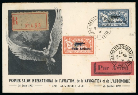 Stamp of France » Poste Aérienne 1927, Premier Salon international de l'Aviation et