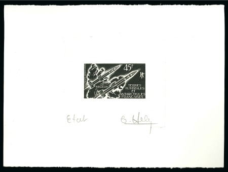 Stamp of Colonies françaises » TAAF 1957-1980, Collection de 22 épreuves de l'artiste