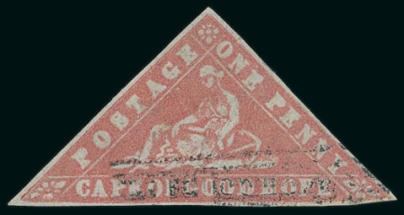 Stamp of South Africa » Cape of Good Hope 1861 Woodblock 1d vermilion used