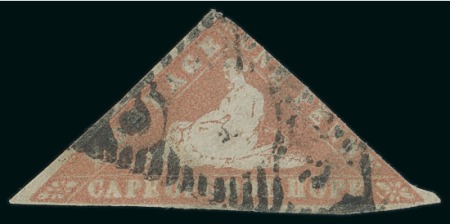 Stamp of South Africa » Cape of Good Hope 1861 Woodblock 1d brick-red used