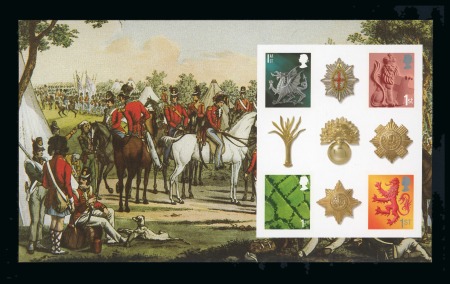 Stamp of Great Britain » Queen Elizabeth II 2007 (1st) British Army Uniforms IMPERF Booklet Pane