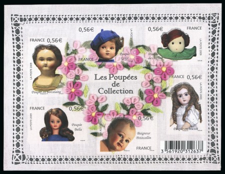 Stamp of France » Blocs et Feuillets 2009, Feuillet Y&T n°4394 en non dentelé et avec