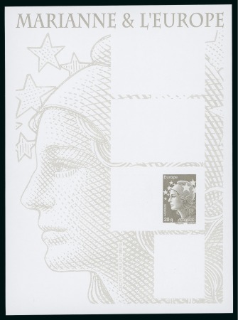 Stamp of France » Blocs et Feuillets 2011, Feuillet Y&T F4614 Marianne et l'Europe avec