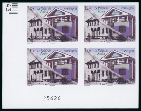 Stamp of Colonies françaises » St. Pierre et Miquelon 2014, Le Palais de justice Y&T n°1111 en non dentelé