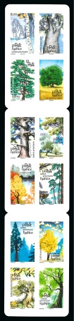 Stamp of France » Émissions à partir de 1900 2018, Bande carnet Y&T BC1605 Arbres variété non