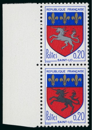 Stamp of France » Émissions à partir de 1900 1966, Étude sur le timbre Saint-Lo Y&T n°1510 avec