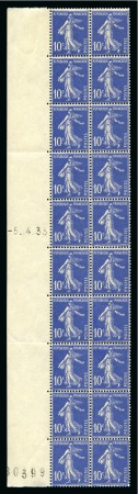 Stamp of France » Collections 1907-1966, Ensemble de 20 anciens lots de vente aux
