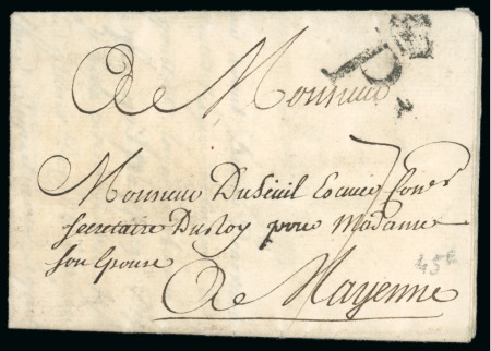 Stamp of France » Collections 1722-1832, Lot de plus de 100 marques postales dont