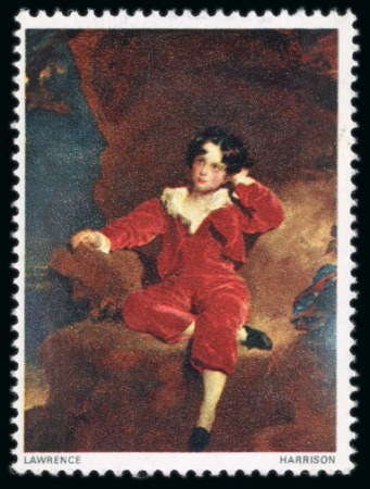 Stamp of Great Britain » Queen Elizabeth II 1967 Paintings 4d and 1967 Christmas Paintings 3d and 4d each with gold omitted, mint n.h. or l.h.