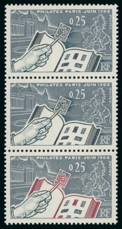 Stamp of France » Émissions à partir de 1900 1963, Exposition PHILATEC Y&T n°1403 ** en paire et