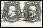 Stamp of Brazil Brazil: 1866-79 Dom Pedro choice assembly comprising 88 stamps