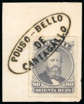 Stamp of Brazil Brazil: 1866-79 Dom Pedro choice assembly comprising 88 stamps
