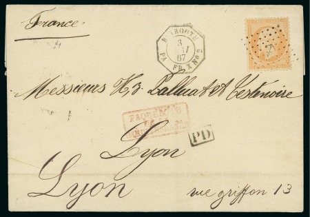 Stamp of Large Lots and Collections Middle East - Lebanon: 1867-1969 Mixed accumulation