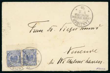 Stamp of Colonies françaises » Zanzibar (Poste française) 1889-1904, Sublime collection d'histoire postale montée