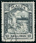 Stamp of Large Lots and Collections Malta: 1860-78, Used collection with very good deal of completion in an album
