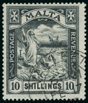 Stamp of Large Lots and Collections Malta: 1860-78, Used collection with very good deal of completion in an album