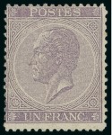 Stamp of Large Lots and Collections BELGIUM: 1865-1918, Collection of mint, used and postal history with 2 Lindner hingeless albums worth of material crammed into one album