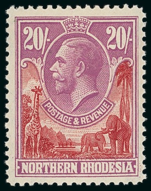 Stamp of Northern Rhodesia 1925-29 1/2d to 20s mint set of 17