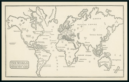 Stamp of Large Lots and Collections All World: 1840-1866, 1866 "The Permanent Postage Stamp Album" by Stafford Smith