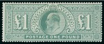 Stamp of Large Lots and Collections Great Britain: 1883-1929, Selection of 8 high values