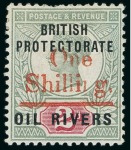 Stamp of Nigerias » Niger Coast Protectorate 1893 Old Calabar Surcharges on 2d group (5)