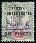 Stamp of Nigerias » Niger Coast Protectorate 1893 Old Calabar Surcharges on 2d group (5)