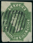 Stamp of Large Lots and Collections Ceylon: 1857-66, Attractive selection of 57 mint & used Chalon Heads