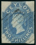 Stamp of Large Lots and Collections Ceylon: 1857-66, Attractive selection of 57 mint & used Chalon Heads